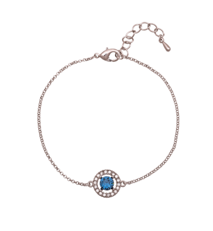 Miss Miranda bracelet - Denim blue (Silver)