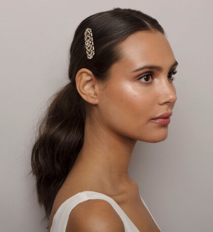 Ellinor comb - Crystal (Gold)