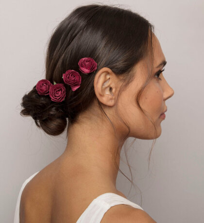 Elsie 4 pc/box - Burgundy