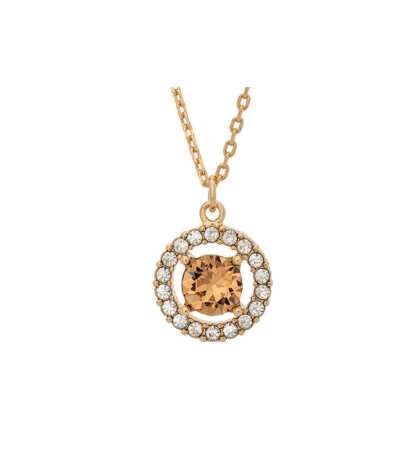 Miss Miranda necklace - Light colorado topaz (Gold)