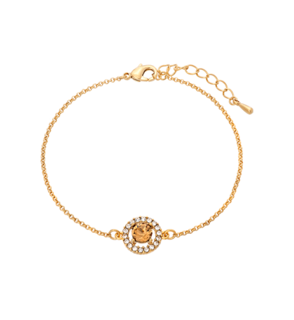 Miss Miranda bracelet - Light colorado topaz (Gold)