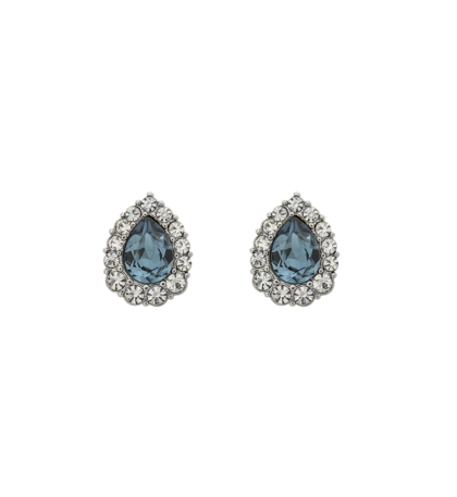 Amelie earrings - Denim blue (Silver)