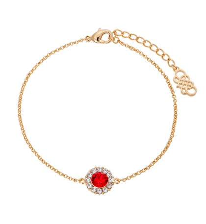 Celeste bracelet - Scarlett red