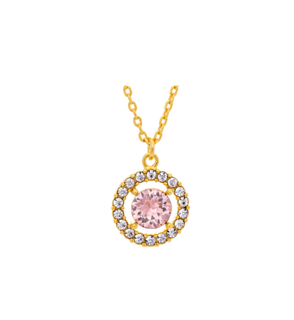 Miss Miranda necklace - Vinatge rose (Gold)