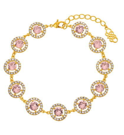 Miranda bracelet - Vintage rose (Gold)
