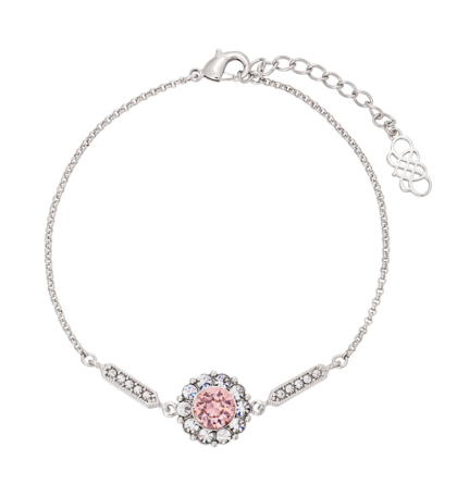Miss Sofia bracelet - Vintage rose (Silver)