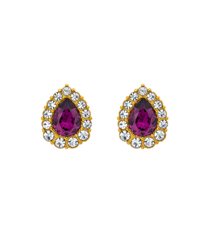 Amelie earrings - Amethyst (Gold)