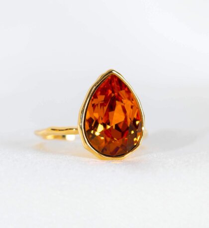 Eve raindrop ring - Malawi (Gold)