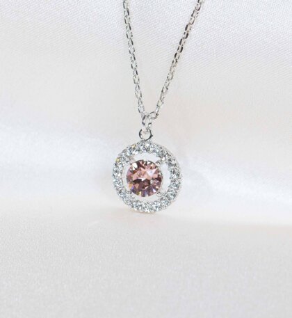 Miss Miranda necklace - Vintage rose