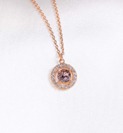 Miss Miranda necklace - Vintage rose