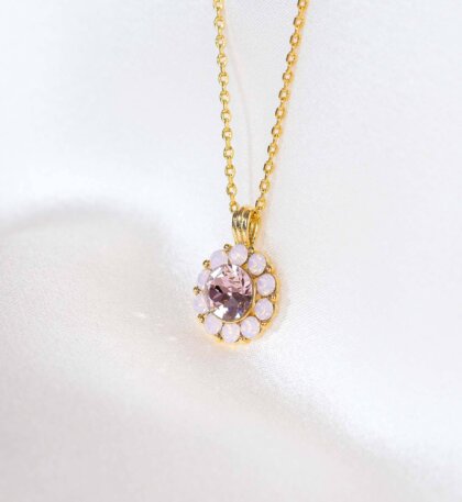Sofia necklace - Vintage rose opal
