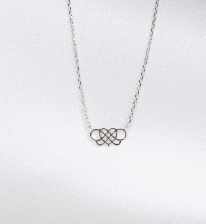 Lily signature necklace - Silver
