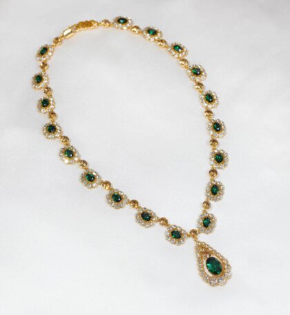 Elizabeth necklace - Emerald