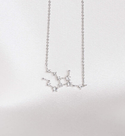 Virgo (Jungfrun) star sign - Silver