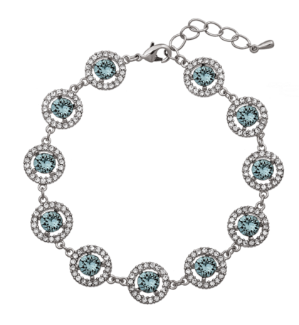 Miranda bracelet - Indian Sapphire (Silver)