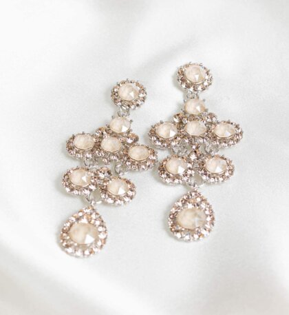 Kate earrings - Oyster