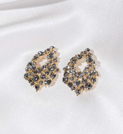 Alice earrings - Black diamond