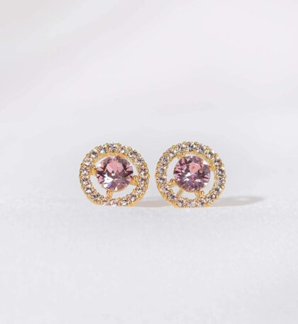 Miss Miranda earrings - Light rose