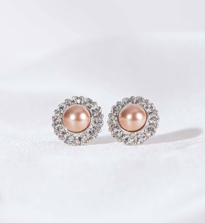 Miss Sofia pearl earring - Rose gold