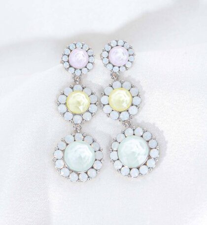 Sienna earrings - Sugar pastel