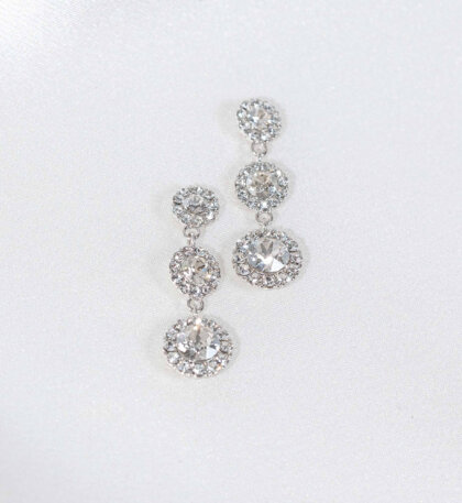 Petite Sienna earrings - Crystal