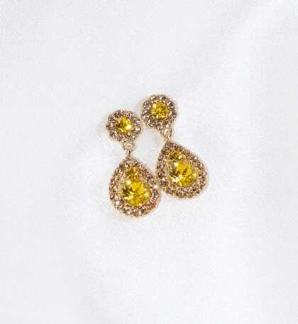 Petite Sofia earrings - Honeygold