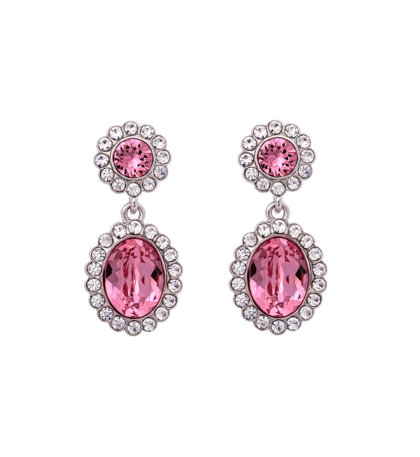 Elize earrings - Pink diamond